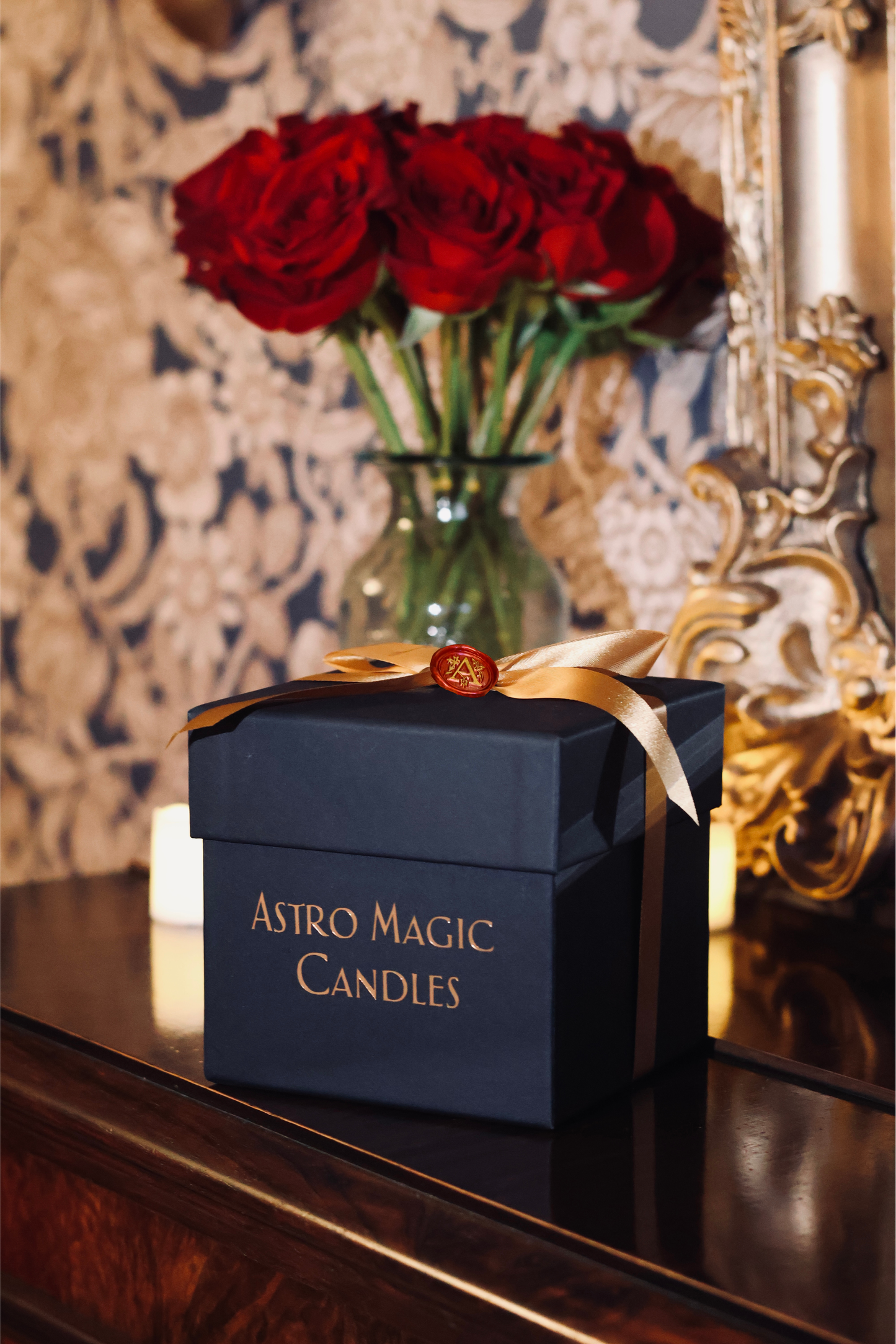 🎁 GIFT - When you reach 70£ 🎁/ Astro Mini Ritual Candle — Crystal Infused