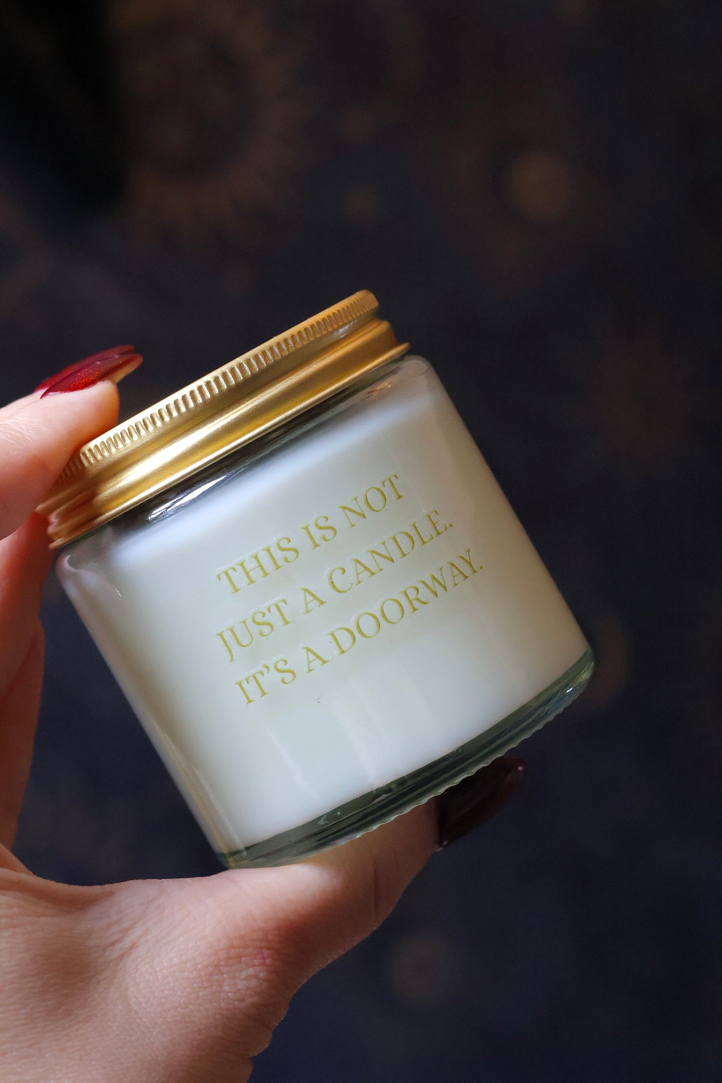 🎁 GIFT - When you reach 70£ 🎁/ Astro Mini Ritual Candle — Crystal Infused